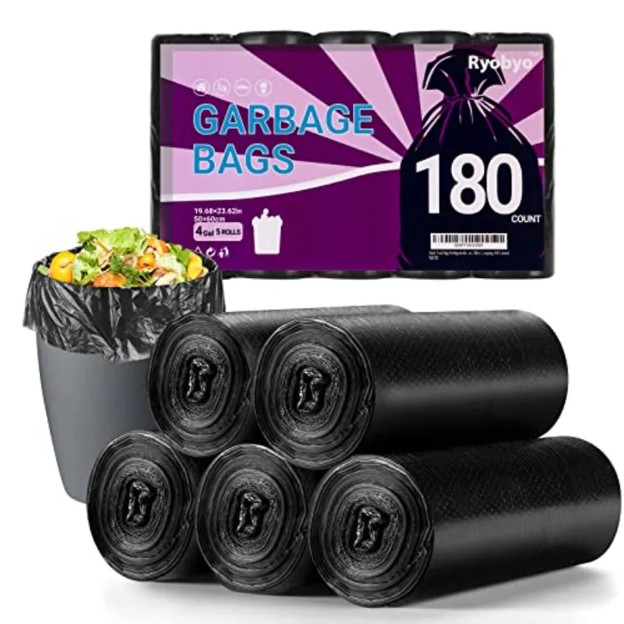 Black Small Tras Bags Protect Your Privacy, Ultra Tick 4 Gallon Tras Bag, Unscented Small Garbage Bags Kitcen, Batroom, Bedroom
Black Small Tras Bags Protect Your Privacy, Ultra Tick 4 Gallon Tras Bag, Unscented Small Garbage Bags Kitcen, Batroom, Bedroom