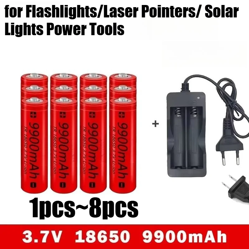 9900 мАч 18650 литиевая аккумуляторная батарея 3,7 В аккумулятор большой емкости для фонариков/лазерных указков/солнечных фонарей электроинструменты
9900 мАч 18650 литиевая аккумуляторная батарея 3,7 В аккумулятор большой емкости для фонариков/лазерных указков/солнечных фонарей электроинструменты
