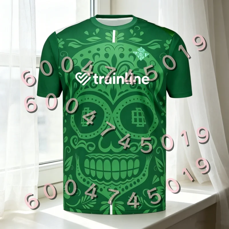 Real Betis "Dia De Los Muertos" Special Edition Soccer Jersey Family Matching Outfits Green Skull Football Shirt for Adults&Kids
Real Betis "Dia De Los Muertos" Special Edition Soccer Jersey Family Matching Outfits Green Skull Football Shirt for Adults&Kids