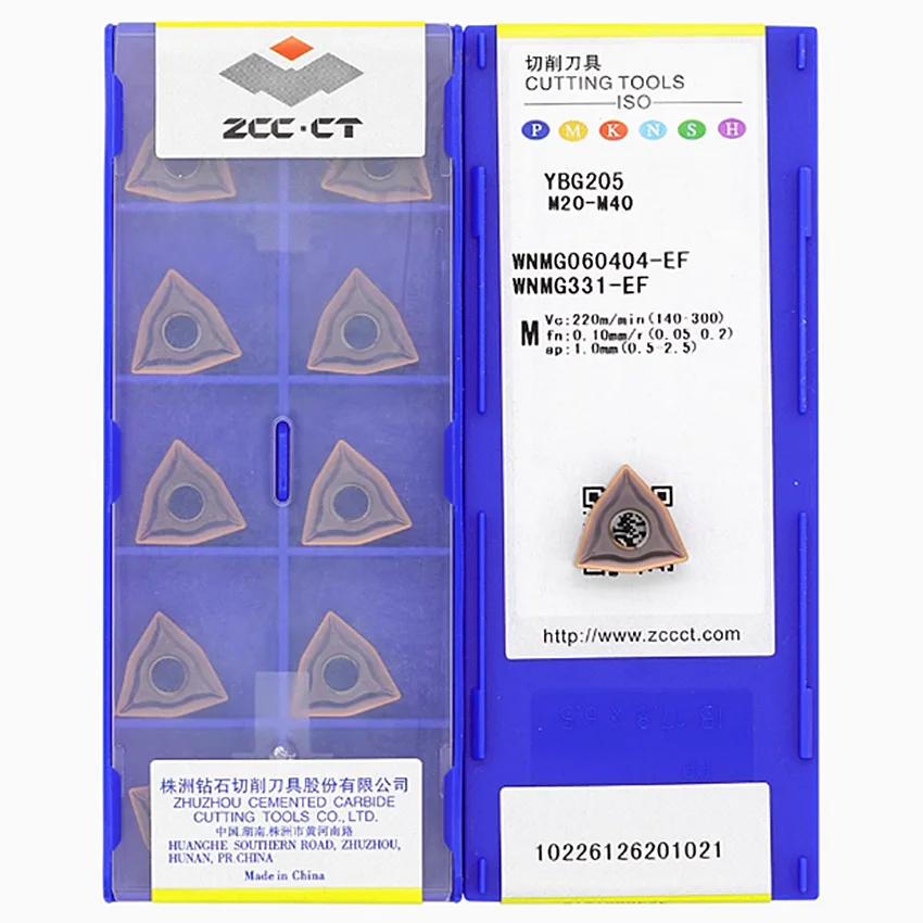 WNMG060404-EF YBG205/WNMG060408-EF YBG205 WNMG331 WNMG332 ZCC.CT CNC blade carbide inserts turning tools inserts 10pcs/box
WNMG060404-EF YBG205/WNMG060408-EF YBG205 WNMG331 WNMG332 ZCC.CT CNC blade carbide inserts turning tools inserts 10pcs/box