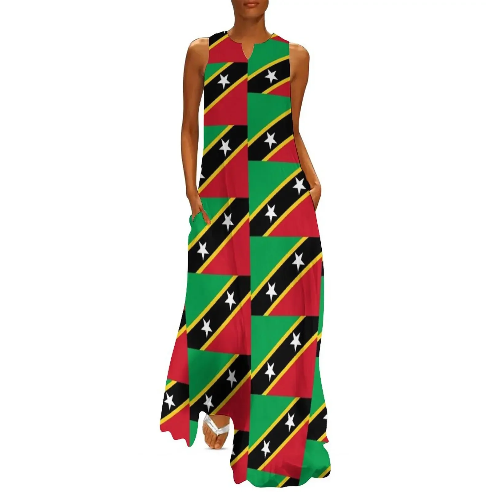Flag of Saint Kitts and Nevis Long Dress dress for women evening dresses luxury 2025 Dress
Flag of Saint Kitts and Nevis Long Dress dress for women evening dresses luxury 2025 Dress
