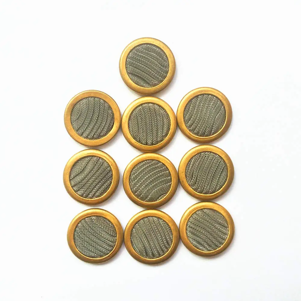 Servo Valve Filters Brass Rim Disk Mesh Filter 
Servo Valve Filters Brass Rim Disk Mesh Filter