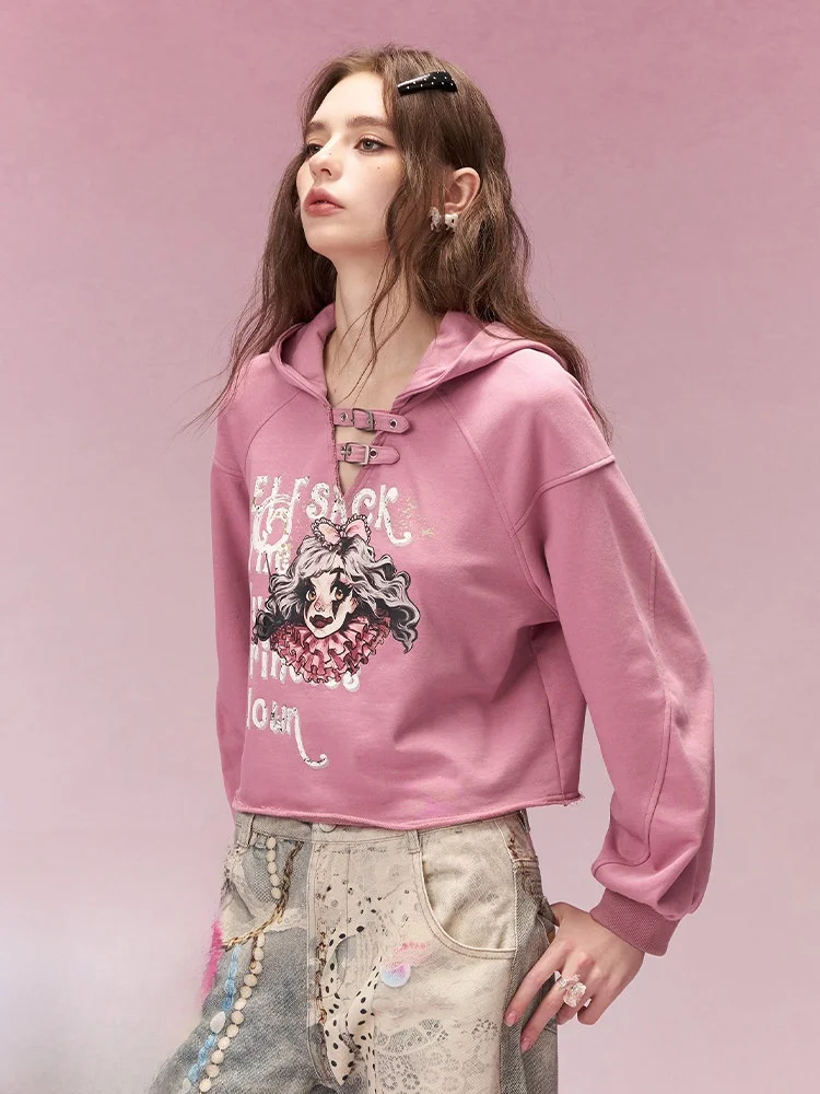 Elfsack Trainee Witch Short Hoodie Women's Early Spring Fashion Youthful Cotton Polyester Blend Long Sleeve Sweatshirt
Elfsack Trainee Witch Short Hoodie Women's Early Spring Fashion Youthful Cotton Polyester Blend Long Sleeve Sweatshirt