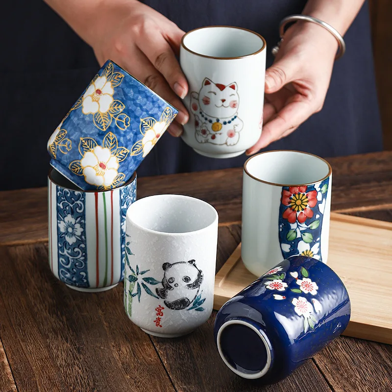 TQH Japanese ceramic water cup straight cup hand painted and wind home coffee cup
TQH Japanese ceramic water cup straight cup hand painted and wind home coffee cup