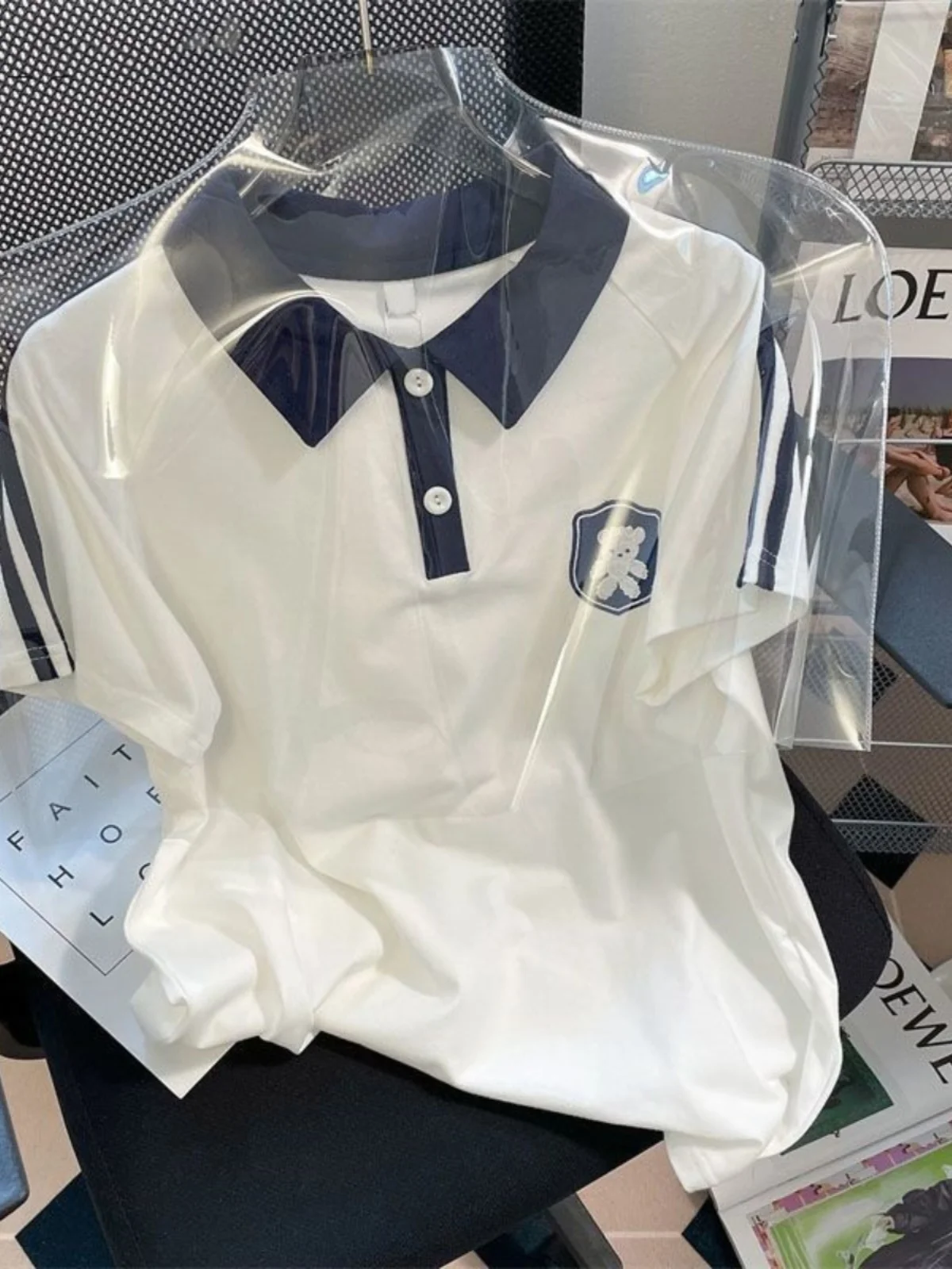 plus Size 300 Pounds Pure Cotton Shirt Short Sleeve Turn-down Collar Bear Pattern Unisex Summer Japanese Style College T...
plus Size 300 Pounds Pure Cotton Shirt Short Sleeve Turn-down Collar Bear Pattern Unisex Summer Japanese Style College T...