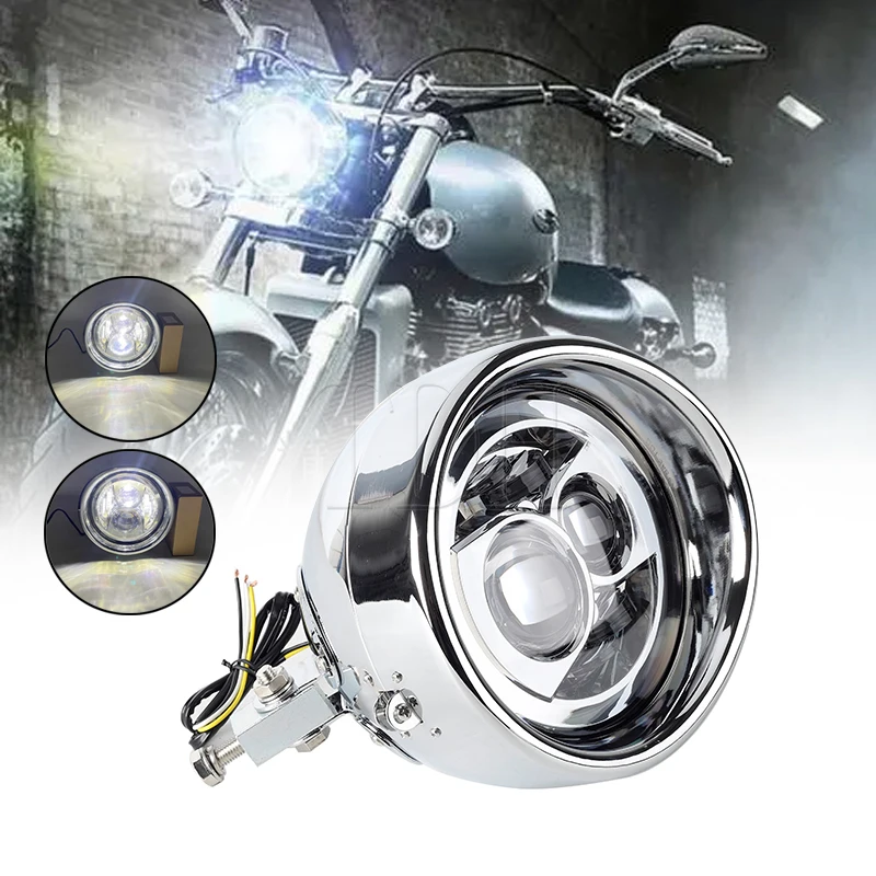 7'' Classic Custom Chrome Motorcycle Headlight For Harley Softail Heritage Dyna Sportster Touring E9 7inch Head Light Cafe Racer
7'' Classic Custom Chrome Motorcycle Headlight For Harley Softail Heritage Dyna Sportster Touring E9 7inch Head Light Cafe Racer