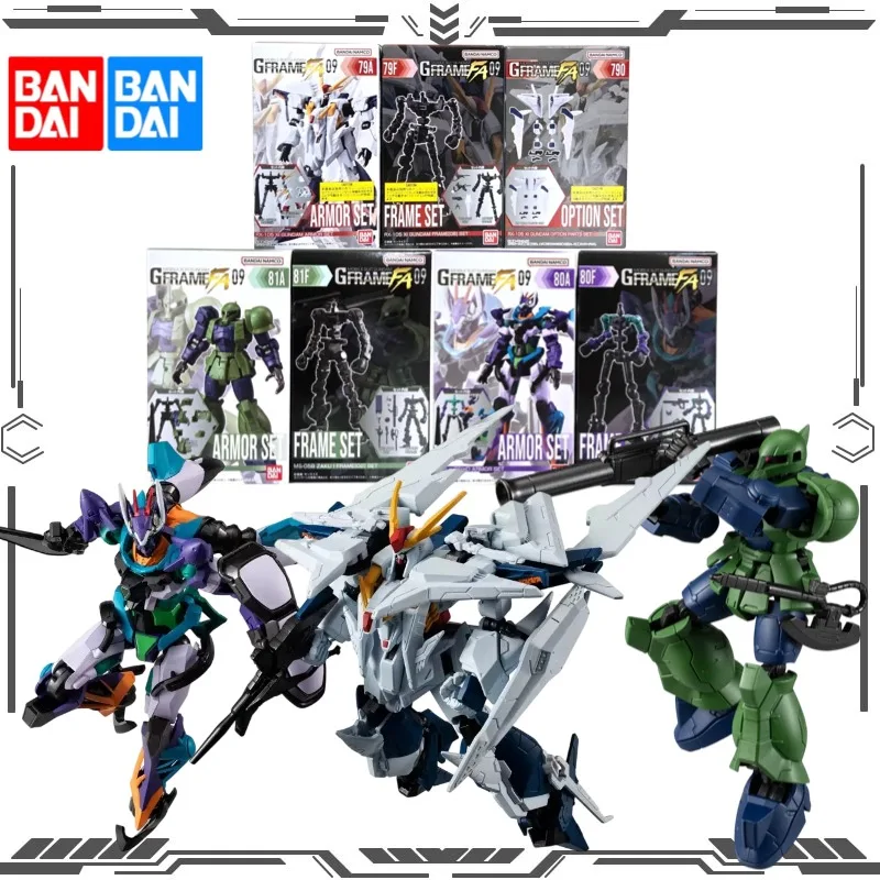 Bandai Mobile Suit Gundam G FRAME FA 09 7pcs Set Xi Gundam GFreD Zaku I Frame Armor Assembly Model Collectible Ornaments
Bandai Mobile Suit Gundam G FRAME FA 09 7pcs Set Xi Gundam GFreD Zaku I Frame Armor Assembly Model Collectible Ornaments