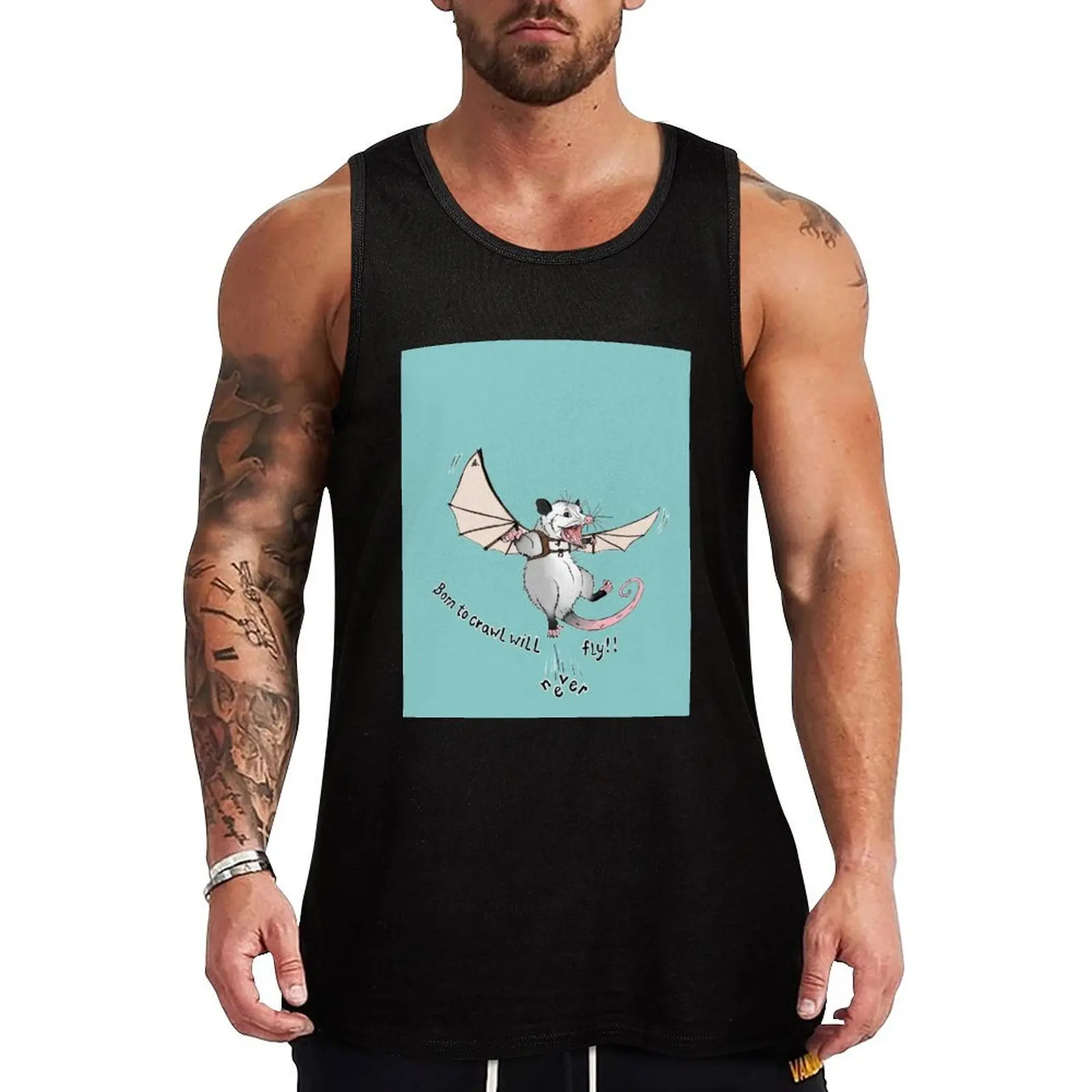 born to crawl will fly! Tank Top cotton t-shirts man Bodybuilding shirt Vest for boy T-shirt sports
born to crawl will fly! Tank Top cotton t-shirts man Bodybuilding shirt Vest for boy T-shirt sports