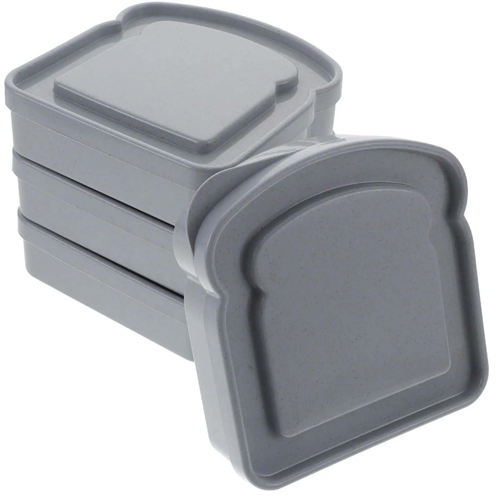 4 Pcs Camping Use Box Sandwich Boxes Food Containers Airtight Leak Proof Storage Gray Bread Holder Lunch Box
4 Pcs Camping Use Box Sandwich Boxes Food Containers Airtight Leak Proof Storage Gray Bread Holder Lunch Box