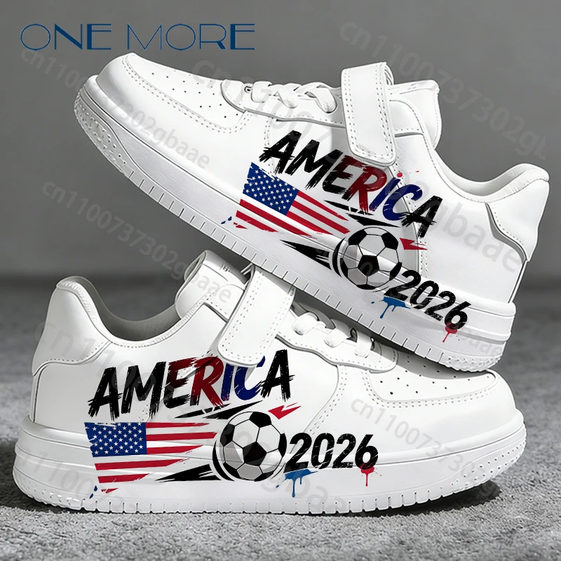 2026 Football Match America for Boys Girls Printing Flat Shoes Fashion Soft Sole Popular Lightweight Non-Slip Durable Shoes
2026 Football Match America for Boys Girls Printing Flat Shoes Fashion Soft Sole Popular Lightweight Non-Slip Durable Shoes