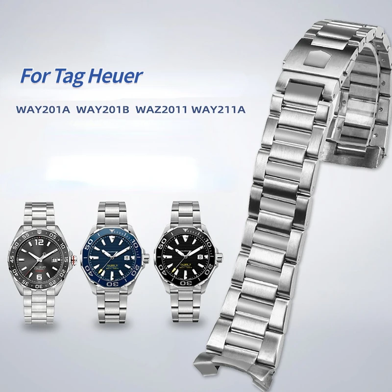 For TAG Heuer Metal strap Race Dive Calera series black blue water ghost Silver Black stainless Solid steel watchband 22mm 24mm
For TAG Heuer Metal strap Race Dive Calera series black blue water ghost Silver Black stainless Solid steel watchband 22mm 24mm