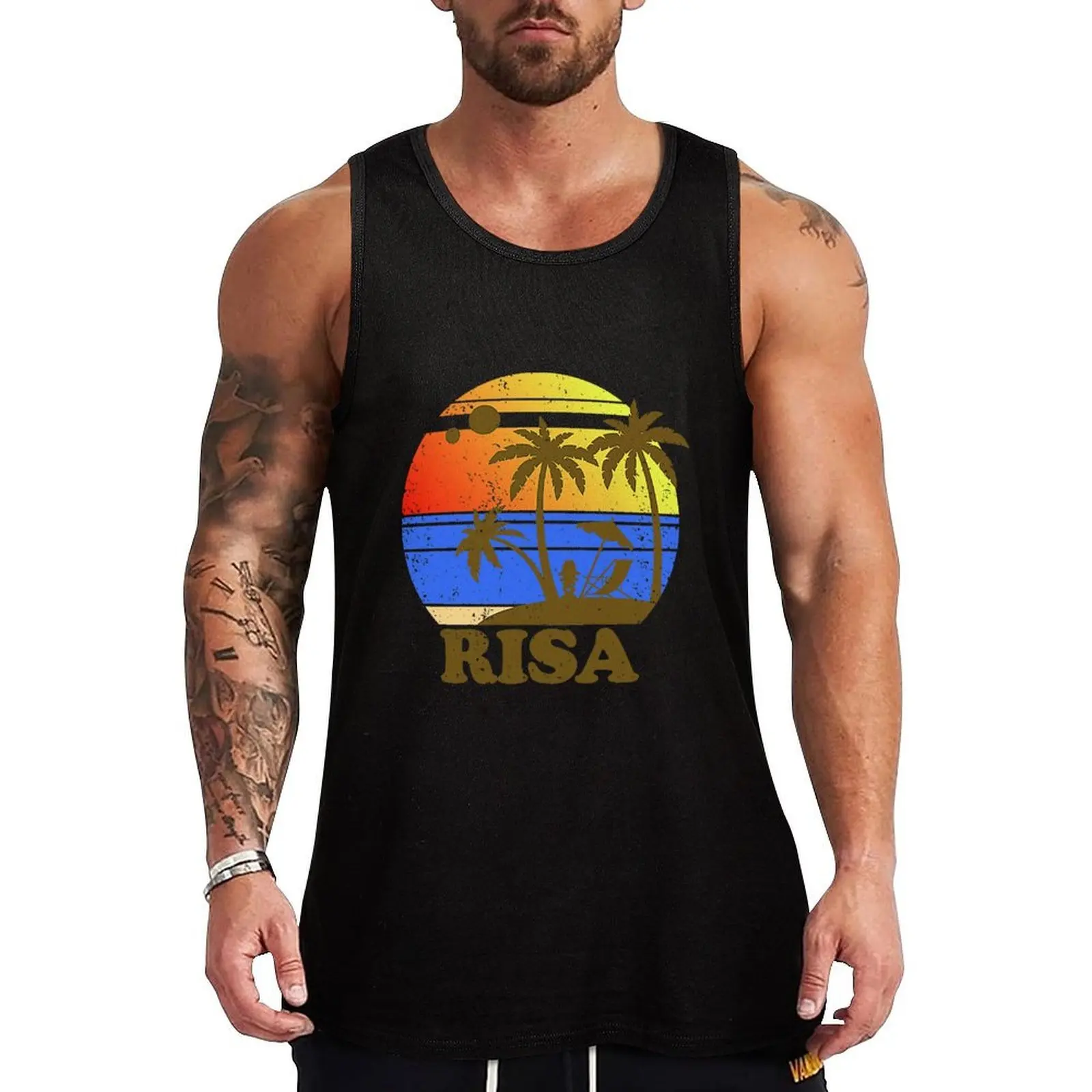 RISA Retro 2 Tank Top Men's gym articles sexy clothes men gym t-shirts T-shirt men 
RISA Retro 2 Tank Top Men's gym articles sexy clothes men gym t-shirts T-shirt men