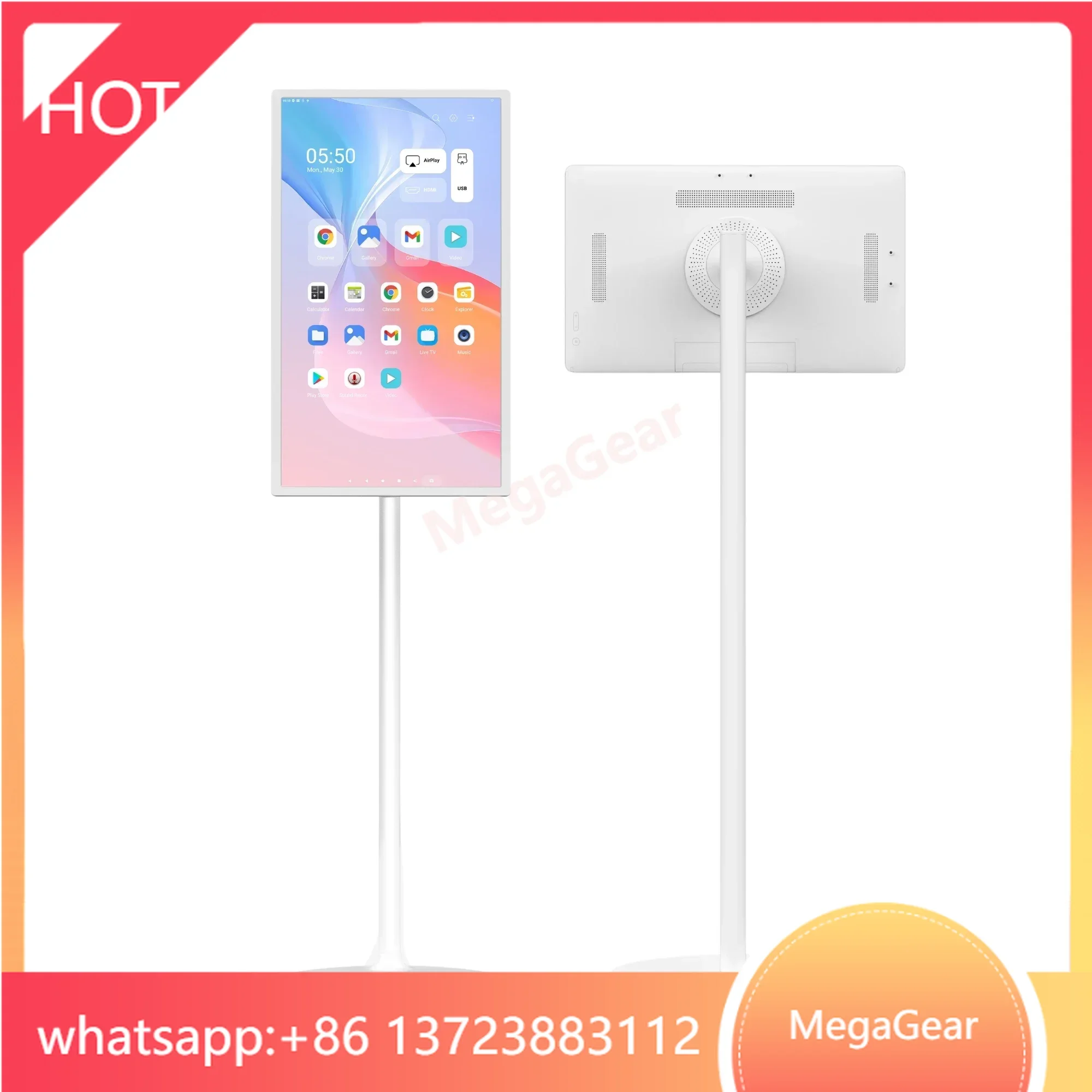 21.5 Inch Screen Smart TV Android13 Touch Screens Portable Interactive Digital Signage For Fitness Optional
21.5 Inch Screen Smart TV Android13 Touch Screens Portable Interactive Digital Signage For Fitness Optional