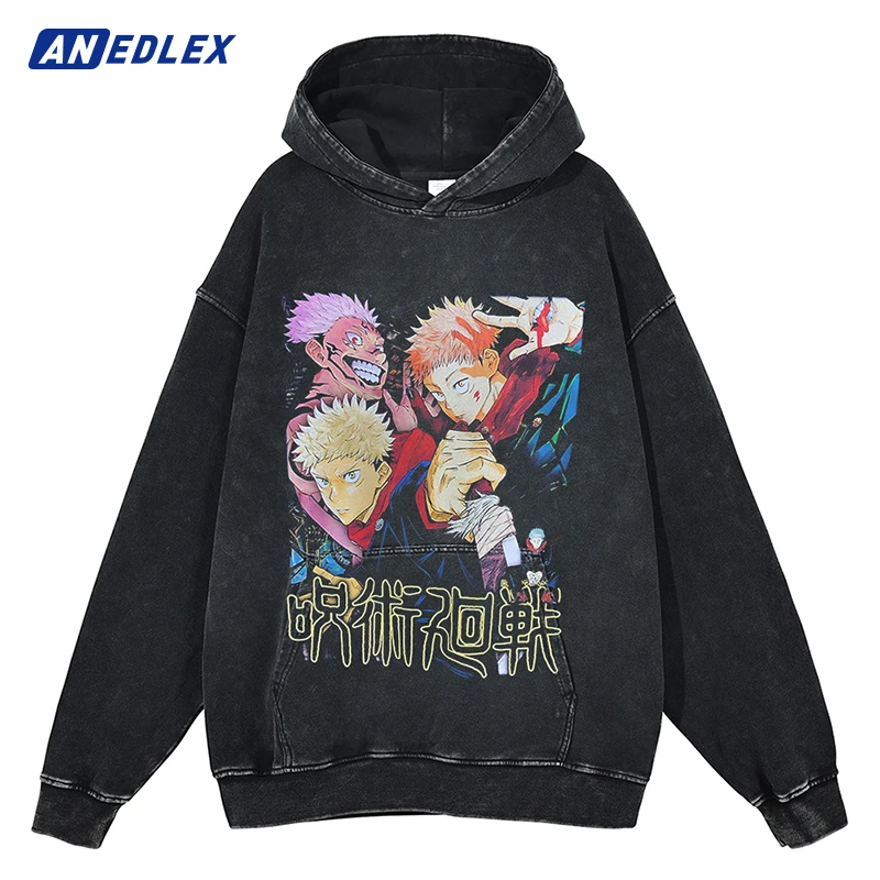 Men Hip Hop Hoodie Sweatshirt Japanese Anime Print Harajuku Hoodie Streetwear Vintage Washed Hooded Pullover Cotton Black
Men Hip Hop Hoodie Sweatshirt Japanese Anime Print Harajuku Hoodie Streetwear Vintage Washed Hooded Pullover Cotton Black