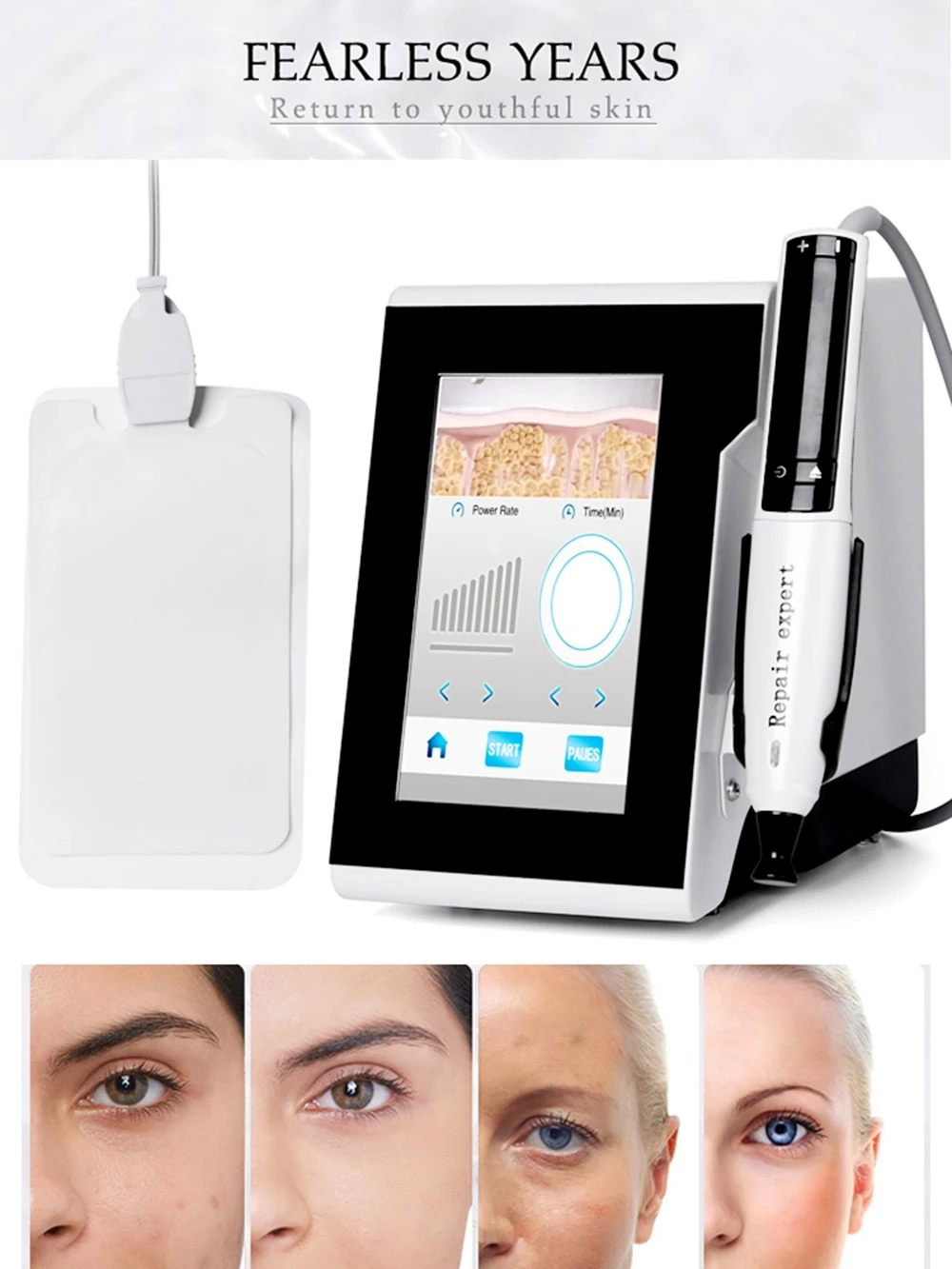 RF Magic 2 in 1 Eye Face Wrinkles Anti-Agin Skin Tightening Gold Eye Lifting Smart Care Massager Skin Tightening Beauty Machine
RF Magic 2 in 1 Eye Face Wrinkles Anti-Agin Skin Tightening Gold Eye Lifting Smart Care Massager Skin Tightening Beauty Machine