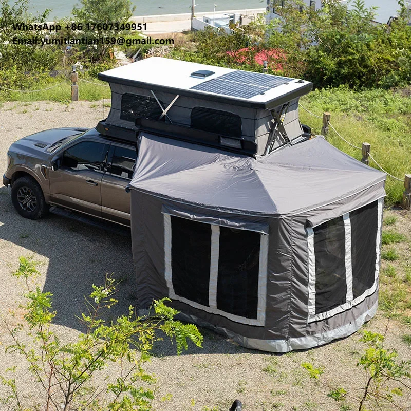 Customizable Camping 4X4 Car Truck Right / Left Side 270 Degree Oxford Awning Tents With Side Wall 270awning
Customizable Camping 4X4 Car Truck Right / Left Side 270 Degree Oxford Awning Tents With Side Wall 270awning