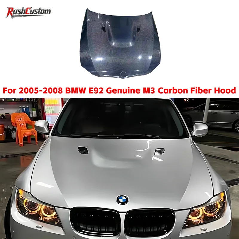 Fit for 2005-2008 BMW E92 Genuine M3 High Performance Carbon Fiber Hood Engine Cover Modification Body Kit Accessories
Fit for 2005-2008 BMW E92 Genuine M3 High Performance Carbon Fiber Hood Engine Cover Modification Body Kit Accessories