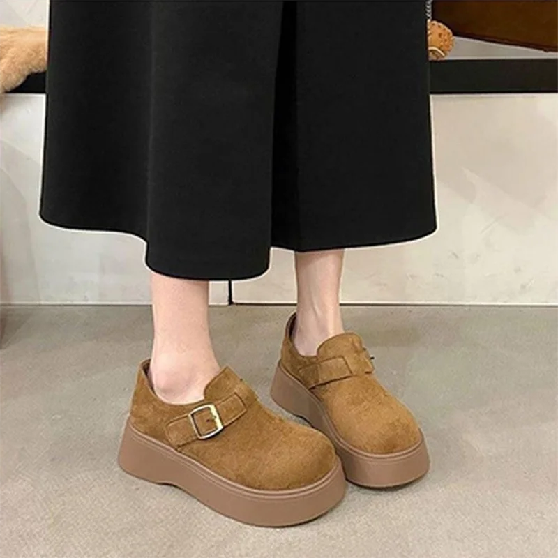 2026 Spring & Autumn Trend Platform Loafers, Korean Style Casual Height Increasing Women's Shoes
2026 Spring & Autumn Trend Platform Loafers, Korean Style Casual Height Increasing Women's Shoes