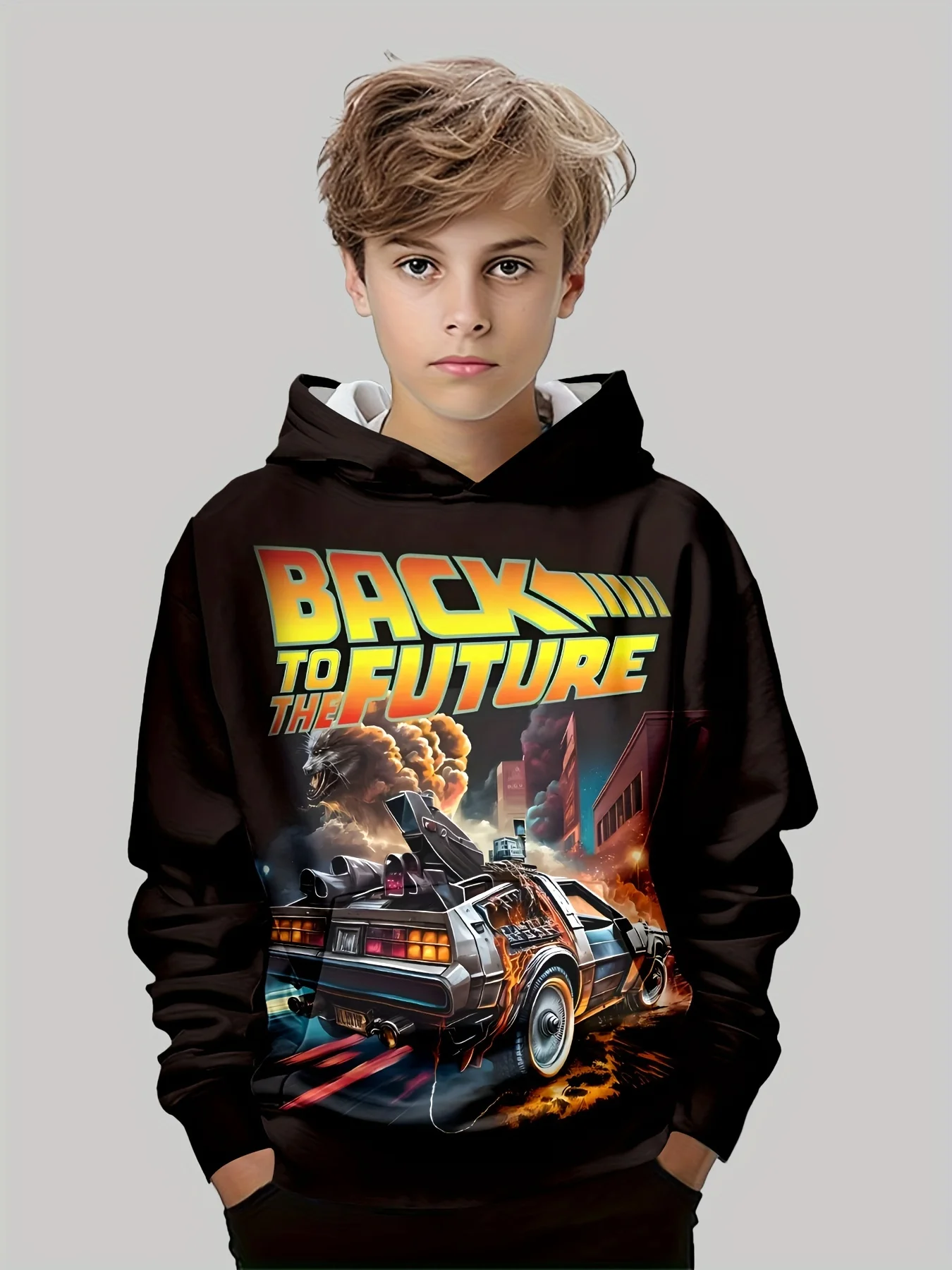 Children's Clothing Boys Hoodies Sports Cars 3D Digital Printing Children's Spring and Autumn Clothing Casual Clothing Pullover
Children's Clothing Boys Hoodies Sports Cars 3D Digital Printing Children's Spring and Autumn Clothing Casual Clothing Pullover