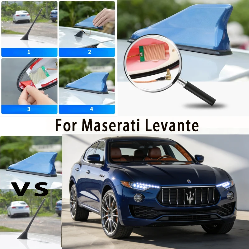 For Maserati Levante Car Roof Top Mount Shark Fin Aerial Antenna Toppers Auto Radio AM FM Antenna Signal Amplifier Aerial
For Maserati Levante Car Roof Top Mount Shark Fin Aerial Antenna Toppers Auto Radio AM FM Antenna Signal Amplifier Aerial