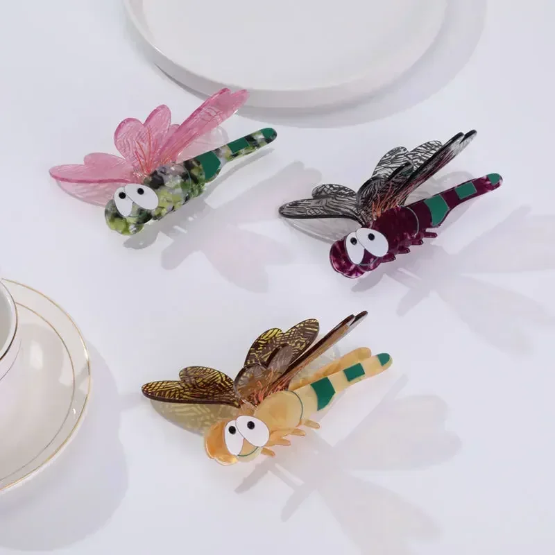 BYL Little Fresh Series Funny Dragonfly Hair Claw Clips Creative Design Acetate Hair Claw Clips Hair Accessories for Women Girls
BYL Little Fresh Series Funny Dragonfly Hair Claw Clips Creative Design Acetate Hair Claw Clips Hair Accessories for Women Girls