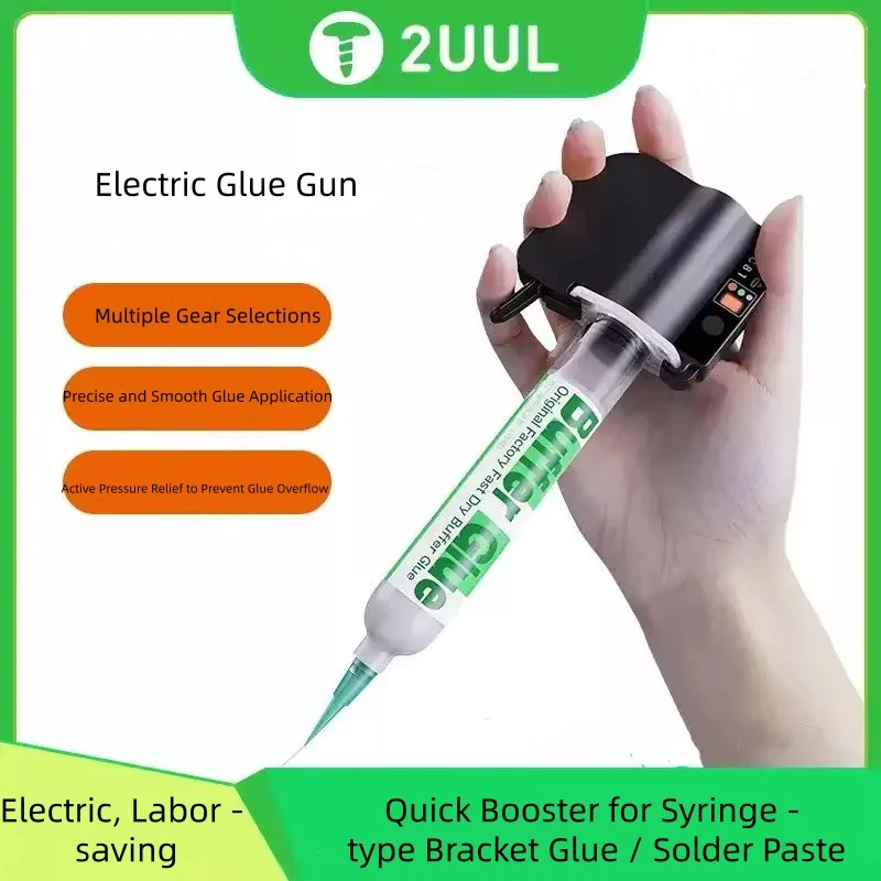 Electric Glue Gun with Multiple Gears, Precise Smooth Glue Application & Active Pressure Relief, Quick Booster for Syringe - typ
Electric Glue Gun with Multiple Gears, Precise Smooth Glue Application & Active Pressure Relief, Quick Booster for Syringe - typ