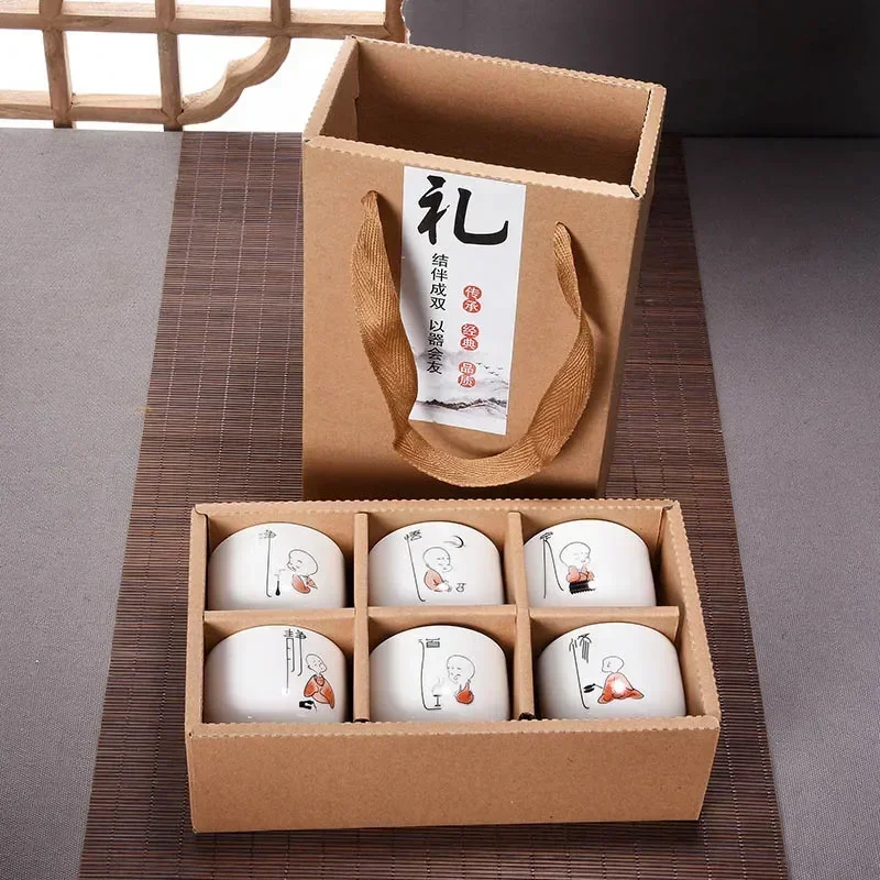 6pcs Hand Painted Ceramic cup set,China tea set,Kung Fu Tea Cup Set,Travel Tea Bowl Chinese Porcelain Teacup Set,Creative Gifts
6pcs Hand Painted Ceramic cup set,China tea set,Kung Fu Tea Cup Set,Travel Tea Bowl Chinese Porcelain Teacup Set,Creative Gifts