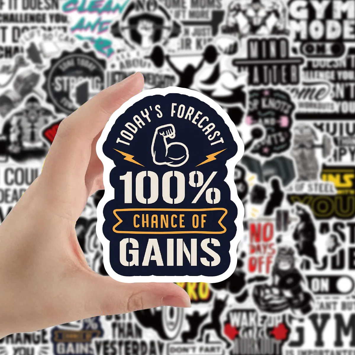 50PCS Workout Fitness Sports Stickers Creative Decoration Decal Personalized DIY Wardrobe Glasses Box Bicycle Laptop Graffiti
50PCS Workout Fitness Sports Stickers Creative Decoration Decal Personalized DIY Wardrobe Glasses Box Bicycle Laptop Graffiti