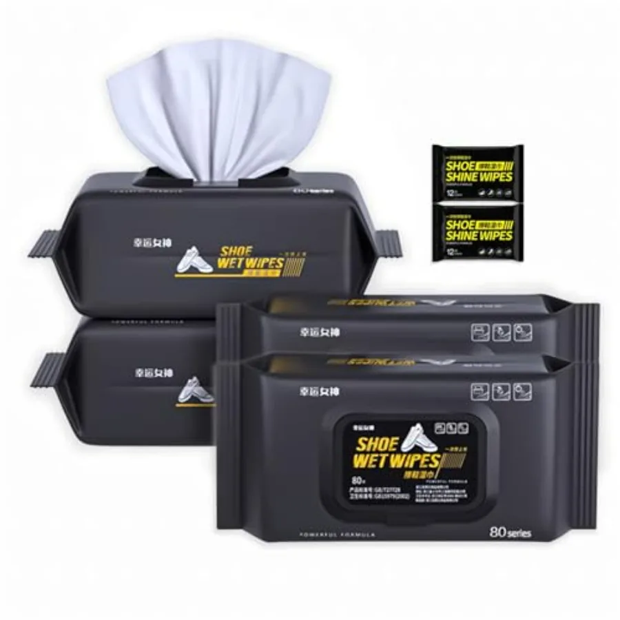 Shoe Cleaner Wipes, 4 Pack 320 Pcs Shoe Wipes, Plus 2 Packs 24 Pcs Travel Small Package Quick Sneaker Cleaner Wipes, Restore Sh
Shoe Cleaner Wipes, 4 Pack 320 Pcs Shoe Wipes, Plus 2 Packs 24 Pcs Travel Small Package Quick Sneaker Cleaner Wipes, Restore Sh