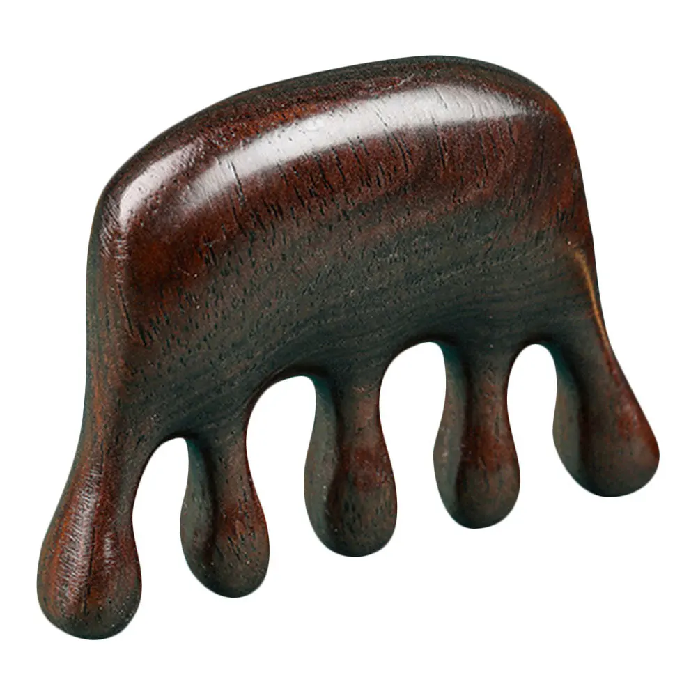 Natural Sandalwood Five-Tooth Wide Tooth Wooden Scalp Massage Comb Hair Care Comb Head Massage Scalp Blood Circulation Tool
Natural Sandalwood Five-Tooth Wide Tooth Wooden Scalp Massage Comb Hair Care Comb Head Massage Scalp Blood Circulation Tool