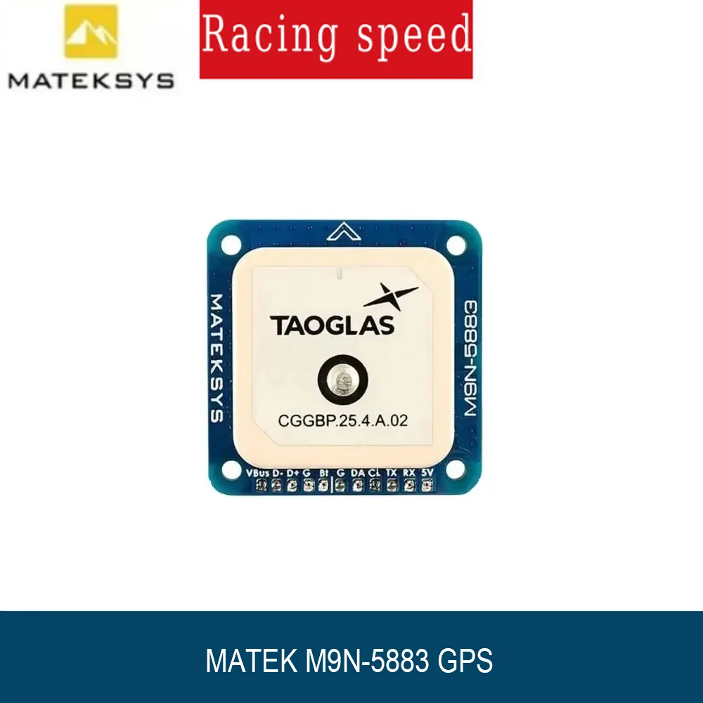 MATEK MATEKSYS GNSS COMPASS M9N-5883 GPS for Long Rang RC FPV Drone
MATEK MATEKSYS GNSS COMPASS M9N-5883 GPS for Long Rang RC FPV Drone
