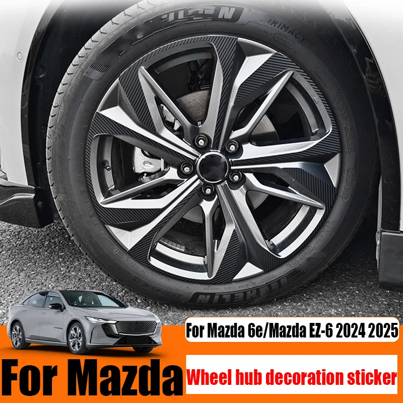 Наклейки для украшения ступицы переднего и заднего колеса, модификация автомобиля, товары для внешнего украшения для Mazda 6e/Mazda EZ-6 2024 2025
Наклейки для украшения ступицы переднего и заднего колеса, модификация автомобиля, товары для внешнего украшения для Mazda 6e/Mazda EZ-6 2024 2025