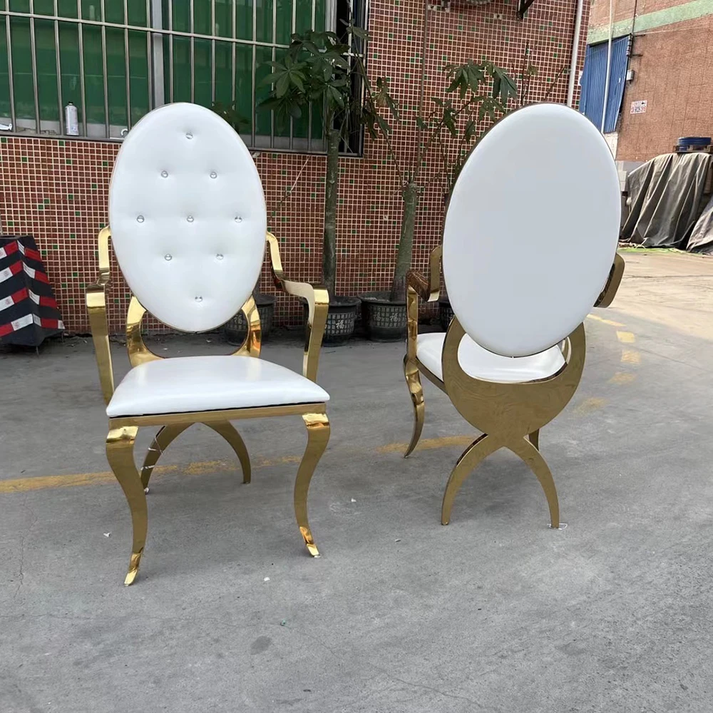 2PCS Hotel Chair Dining Chair Elegant Wedding Furniture Factory Price Iron High Quality Round Back Wedding Metal Modern 3-5 Year
2PCS Hotel Chair Dining Chair Elegant Wedding Furniture Factory Price Iron High Quality Round Back Wedding Metal Modern 3-5 Year
