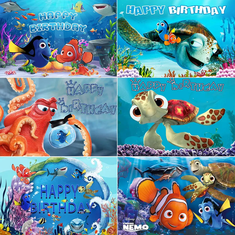 Finding Nemo Theme Birthday Party Background Decoration Banner Clown Fish Party Supplies Kids Girls Boy Baby Shower Photo Props
Finding Nemo Theme Birthday Party Background Decoration Banner Clown Fish Party Supplies Kids Girls Boy Baby Shower Photo Props