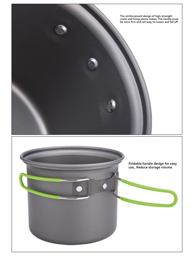 BRS-T15A 2026 Camping Cookware Mess Kit Ultralight Camping Pot Set Outdoor Cooking Tableware for Hiking Trekking Picnic Fishing
BRS-T15A 2026 Camping Cookware Mess Kit Ultralight Camping Pot Set Outdoor Cooking Tableware for Hiking Trekking Picnic Fishing