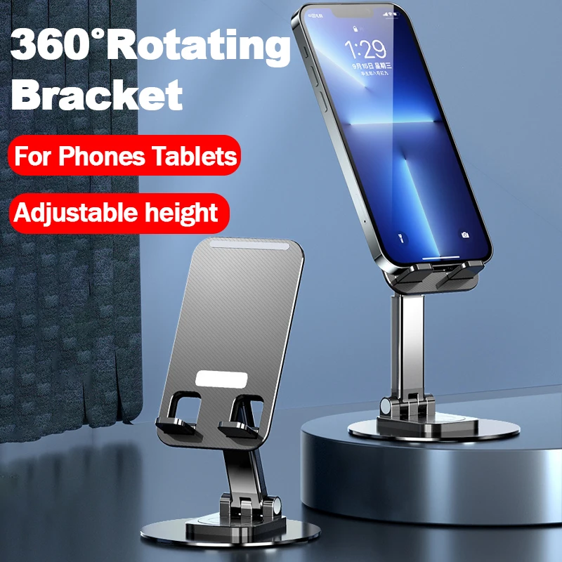 360° Rotation Mobile Phone Holder Folding Lazy Desktop Stand Height Adjustable ABS Aluminum Alloy Bracket For iPad Mini iPhone
360° Rotation Mobile Phone Holder Folding Lazy Desktop Stand Height Adjustable ABS Aluminum Alloy Bracket For iPad Mini iPhone
