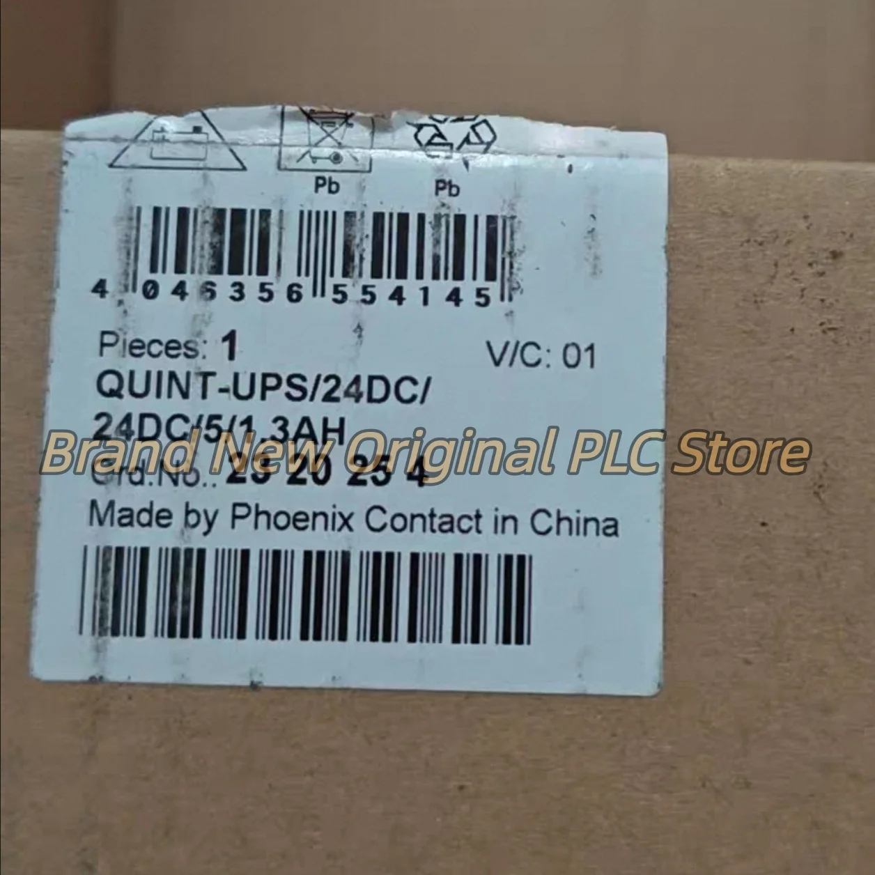 2320254 QUINT-UPS/24DC/24DC/5/1.3AH 2320270 QUINT-UPS/1AC/1AC/500VA switching power supply
2320254 QUINT-UPS/24DC/24DC/5/1.3AH 2320270 QUINT-UPS/1AC/1AC/500VA switching power supply
