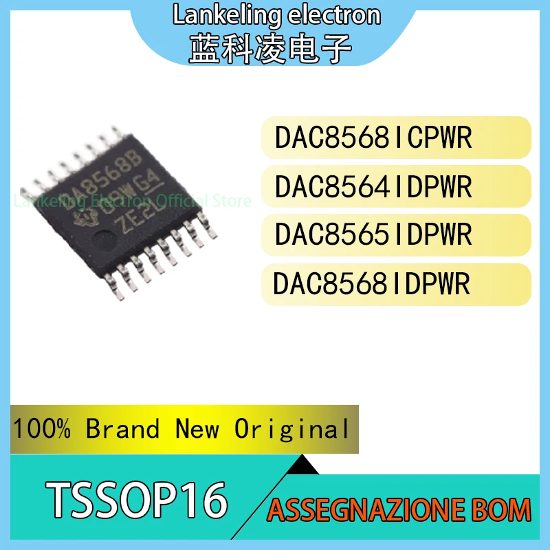 DAC8568ICPWR DAC8564IDPWR DAC8565IDPWR DAC8568IDPWR IC 100% Brand New Original chip TSSOP-16
DAC8568ICPWR DAC8564IDPWR DAC8565IDPWR DAC8568IDPWR IC 100% Brand New Original chip TSSOP-16