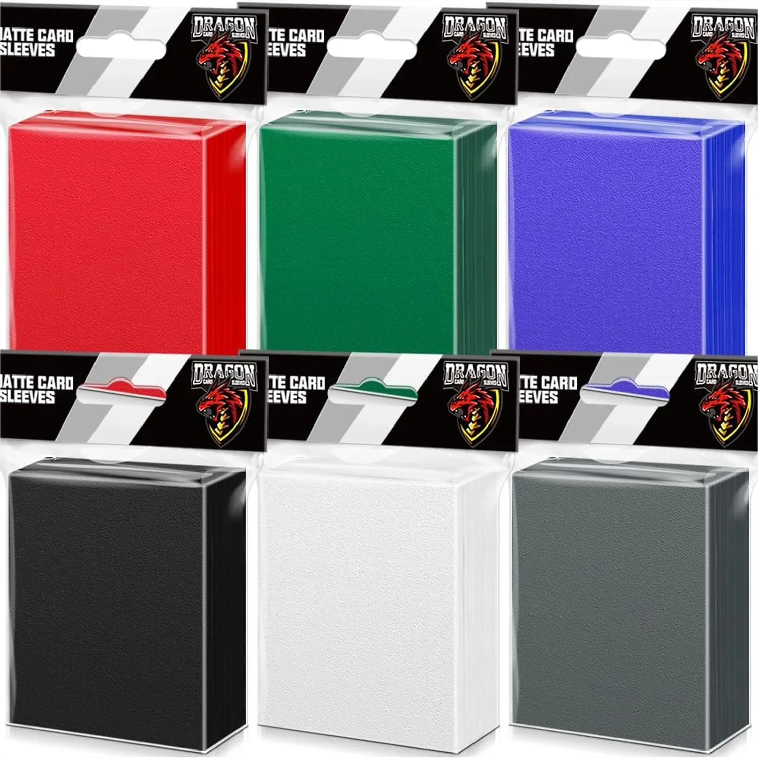 600PCS Card Sleeves for Collectable Gaming Cards, Matte Protectors with 6 Colors for Baseball, Game & Trading Cards
600PCS Card Sleeves for Collectable Gaming Cards, Matte Protectors with 6 Colors for Baseball, Game & Trading Cards