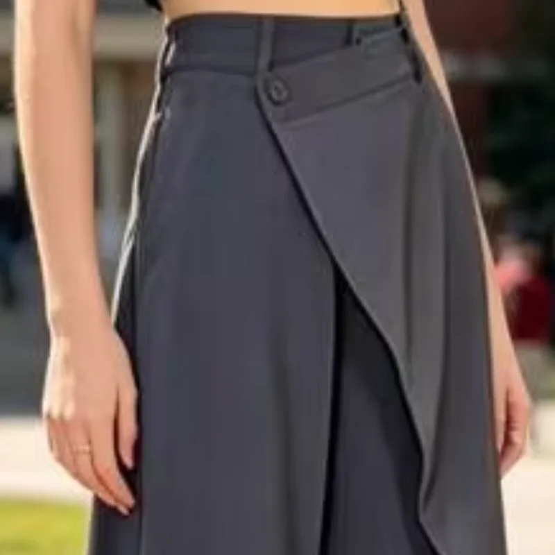 High Waist Women Pants, Harem Style Loose Fit Straight Wide Leg Suit Pants,Splicing Design Pure Color Casual Trousers
High Waist Women Pants, Harem Style Loose Fit Straight Wide Leg Suit Pants,Splicing Design Pure Color Casual Trousers