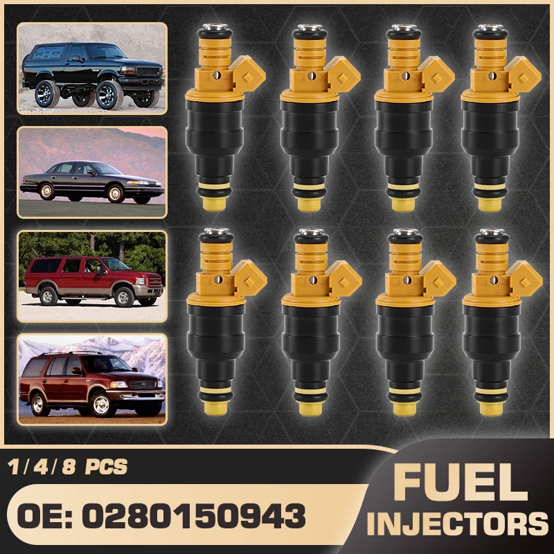 1/4/8 Pcs For Ford Bronco MK5 Ford Crown Victoria MK1 Ford Excursion Ford Expedition Car Engine Fuel Injectors Nozzle 0280150943
1/4/8 Pcs For Ford Bronco MK5 Ford Crown Victoria MK1 Ford Excursion Ford Expedition Car Engine Fuel Injectors Nozzle 0280150943
