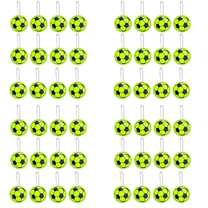 【SPECIAL】48PCS Reflector Pendant Soccer Keychain,Safety Football Reflector ,Reflective Keyring For Cycling Walking Running
【SPECIAL】48PCS Reflector Pendant Soccer Keychain,Safety Football Reflector ,Reflective Keyring For Cycling Walking Running