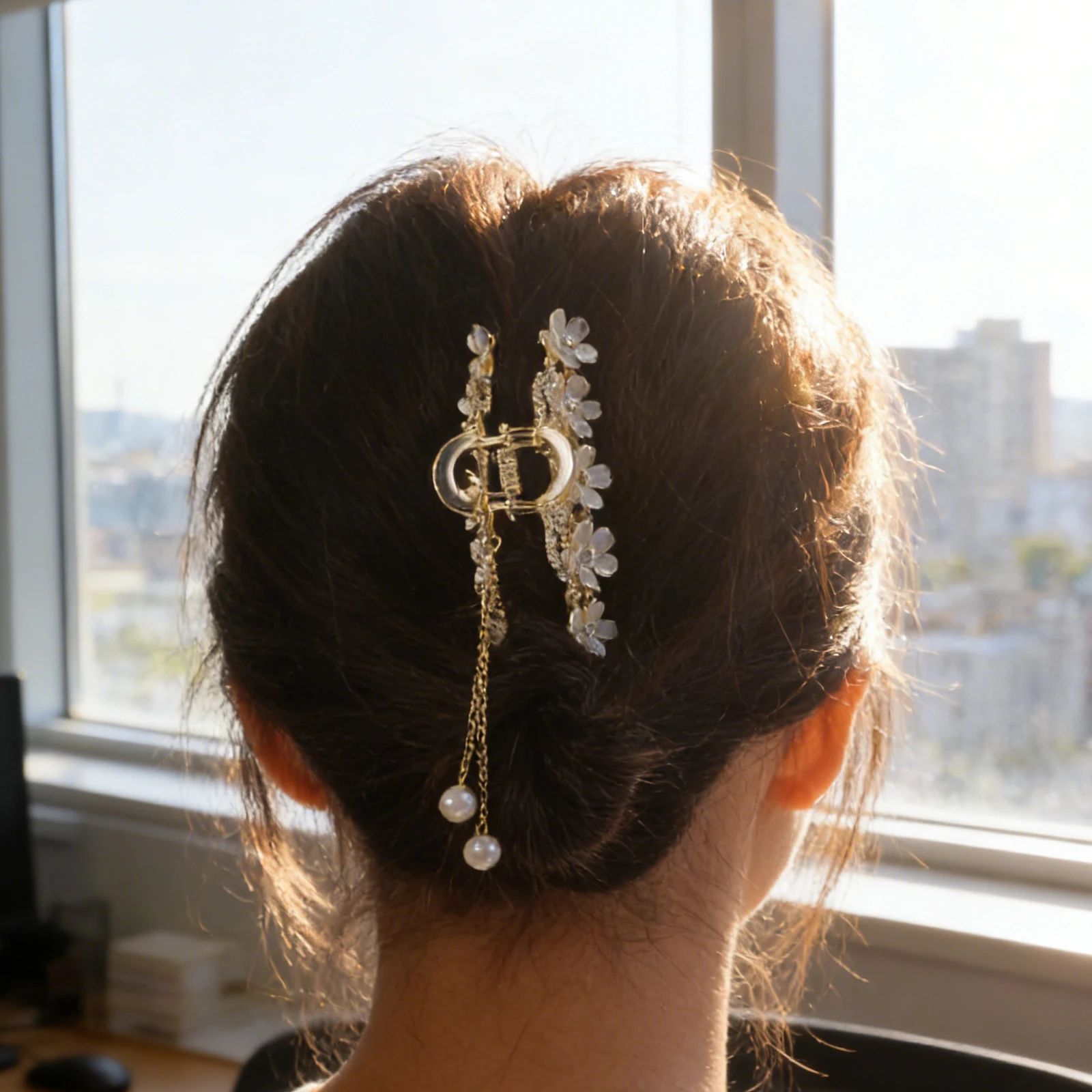 3Pcs Floral Hair Claw Clips Elegant Bow with Tassel Non Slip Design Stylish Hair Accessories for Women Rose Flower Barrettes
3Pcs Floral Hair Claw Clips Elegant Bow with Tassel Non Slip Design Stylish Hair Accessories for Women Rose Flower Barrettes