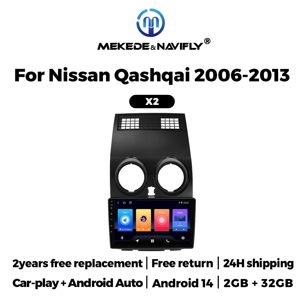 Автомобильное радио Android 14 Carplay Android Auto для Nissan Qashqai J10 2006-2013 WIFI BT 9-дюймовые автомобильные интеллектуальные системы мультимедиа
Автомобильное радио Android 14 Carplay Android Auto для Nissan Qashqai J10 2006-2013 WIFI BT 9-дюймовые автомобильные интеллектуальные системы мультимедиа