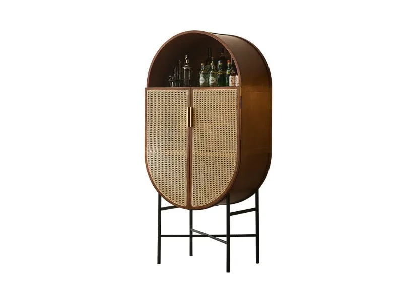 Wabi-sabi Japanese rattan solid wood dining side cabinet log wind storage side cabinet living room locker wine cabinet porch
Wabi-sabi Japanese rattan solid wood dining side cabinet log wind storage side cabinet living room locker wine cabinet porch