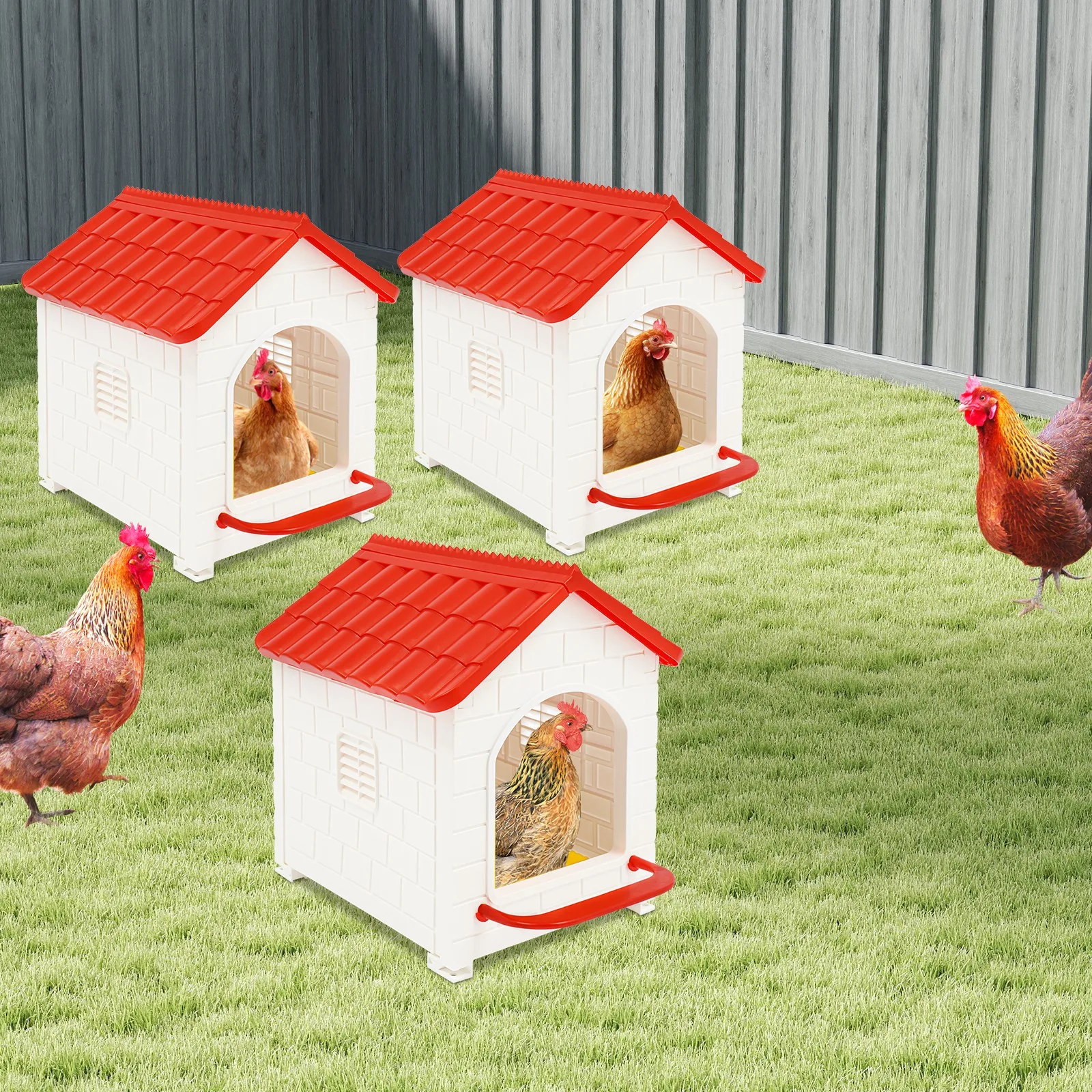 Plastic Egg Laying Box Henhouses Chicken Nesting Boxes 12*15.15*17.32in With Nest Pad
Plastic Egg Laying Box Henhouses Chicken Nesting Boxes 12*15.15*17.32in With Nest Pad