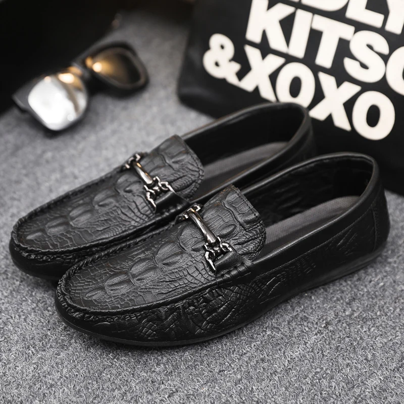 Classic Black Leather Shoes Men Loafers Lightweight Men's Casual Shoes Comfortable Slip-on Office Shoes Shoes Man Driving Shoes
Classic Black Leather Shoes Men Loafers Lightweight Men's Casual Shoes Comfortable Slip-on Office Shoes Shoes Man Driving Shoes