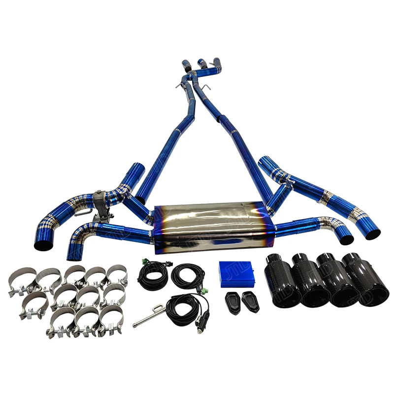 JTLD Performance Remote Control Valved Titanium Catback Exhaust For BMW G30 540I 3.0T 2023
JTLD Performance Remote Control Valved Titanium Catback Exhaust For BMW G30 540I 3.0T 2023