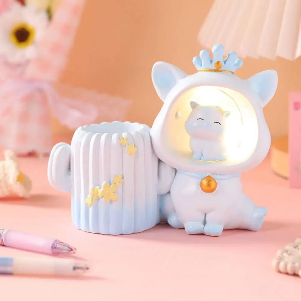 Decorative Astronaut Pen Holder Cartoon Resin LED Night Light Little Bear/Pig Astronaut Ornament Office
Decorative Astronaut Pen Holder Cartoon Resin LED Night Light Little Bear/Pig Astronaut Ornament Office
