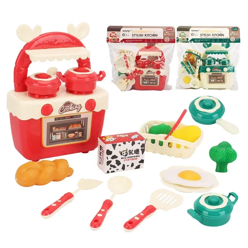 Diy Mini Children's Kitchen Toys Sound And Light Kitchenette Safe Plastic Pretend Role Play Tableware Kids Educational Toy Gifts
Diy Mini Children's Kitchen Toys Sound And Light Kitchenette Safe Plastic Pretend Role Play Tableware Kids Educational Toy Gifts